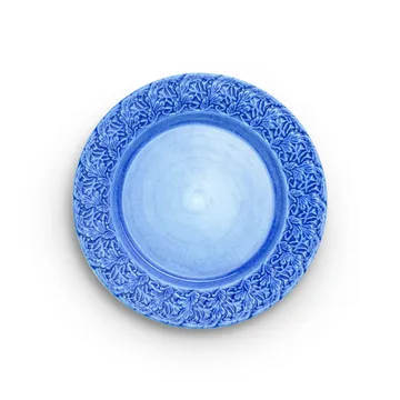 Lace plate 25 cm - Light blue - Mateus