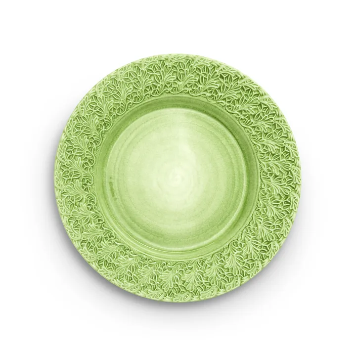 Lace plate 32 cm - Green - Mateus