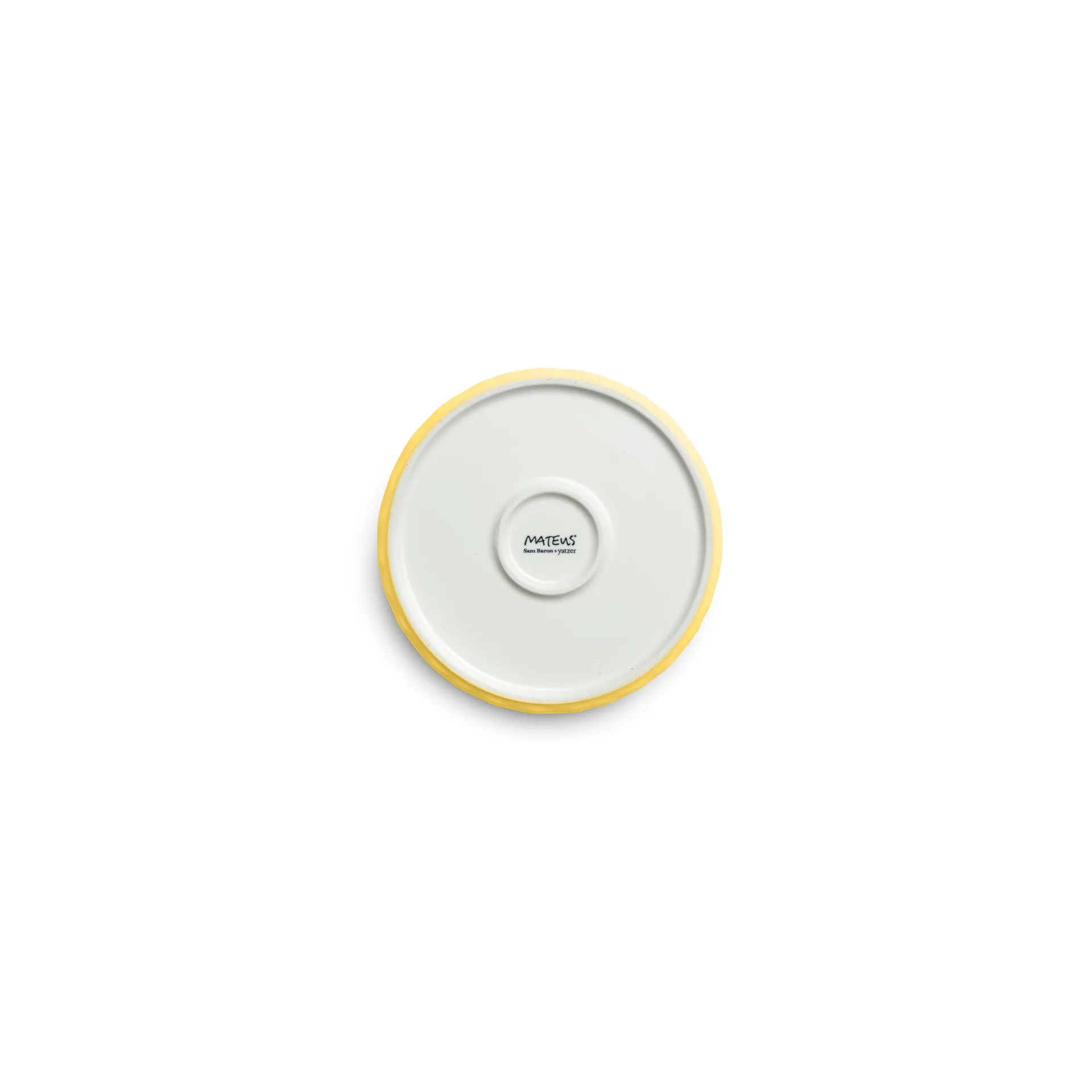 MSY plate 13 cm, Yellow Mateus
