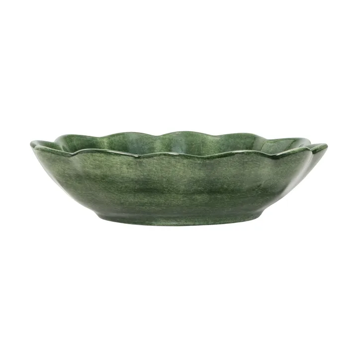 Oyster bowl 16x18 cm - Forest green - Mateus
