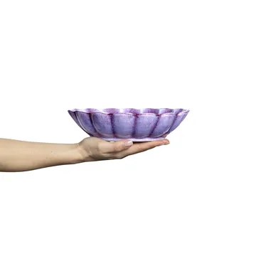 Oyster bowl 18x23 cm - Viol - Mateus