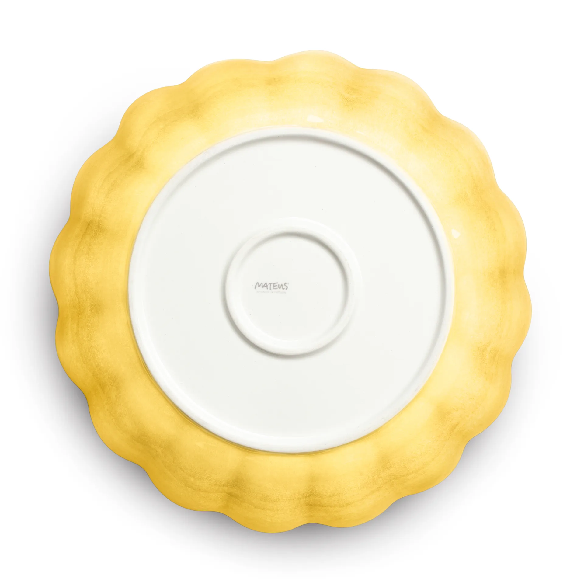 Oyster bowl Ø31 cm, Yellow Mateus