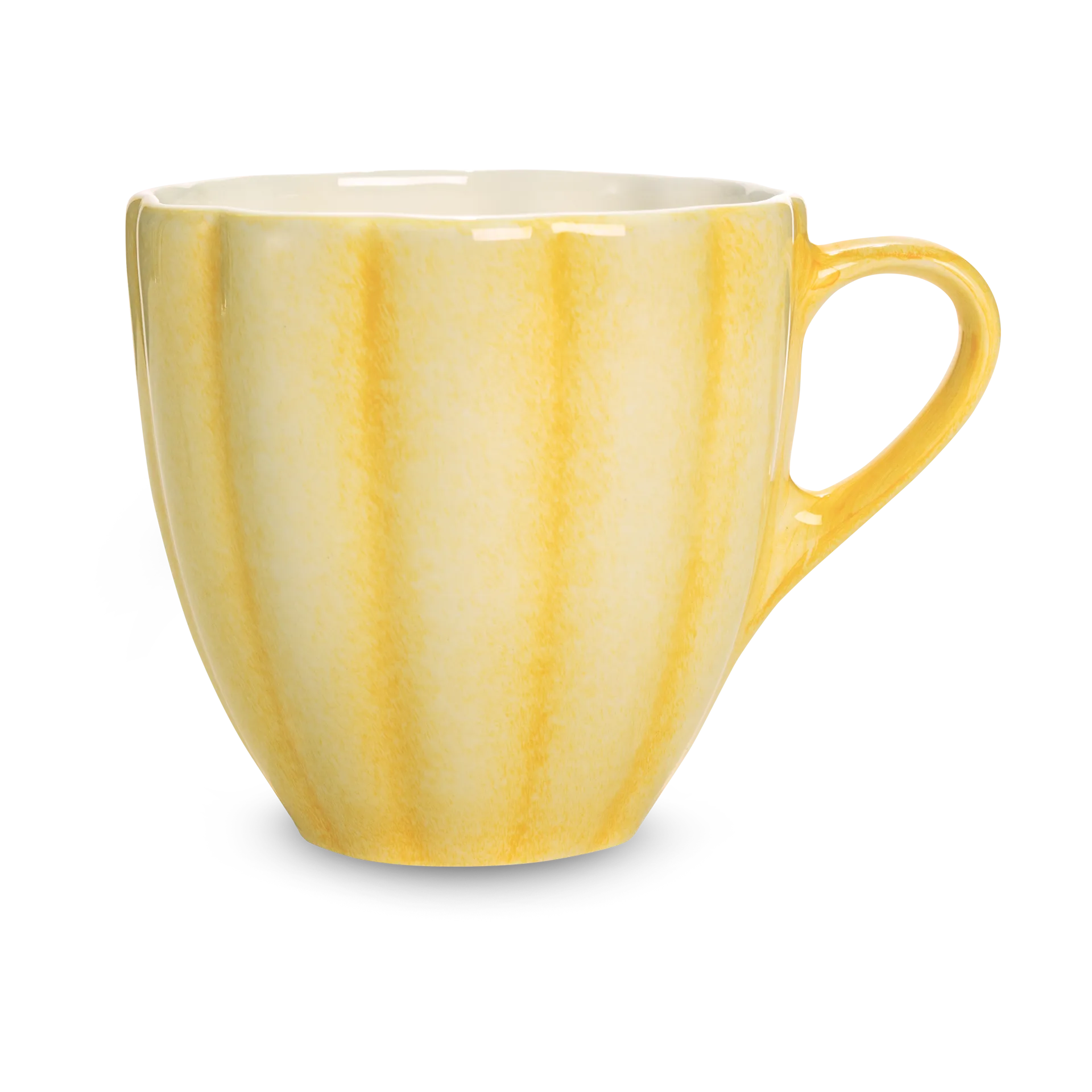 Oyster mug 60 cl, Yellow Mateus