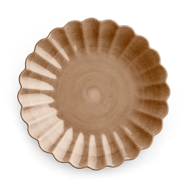 Oyster plate 20 cm - cinnamon - Mateus
