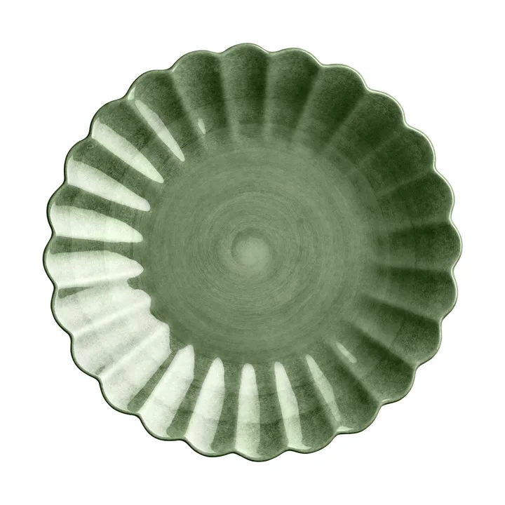 Oyster plate 20 cm - Forest green - Mateus
