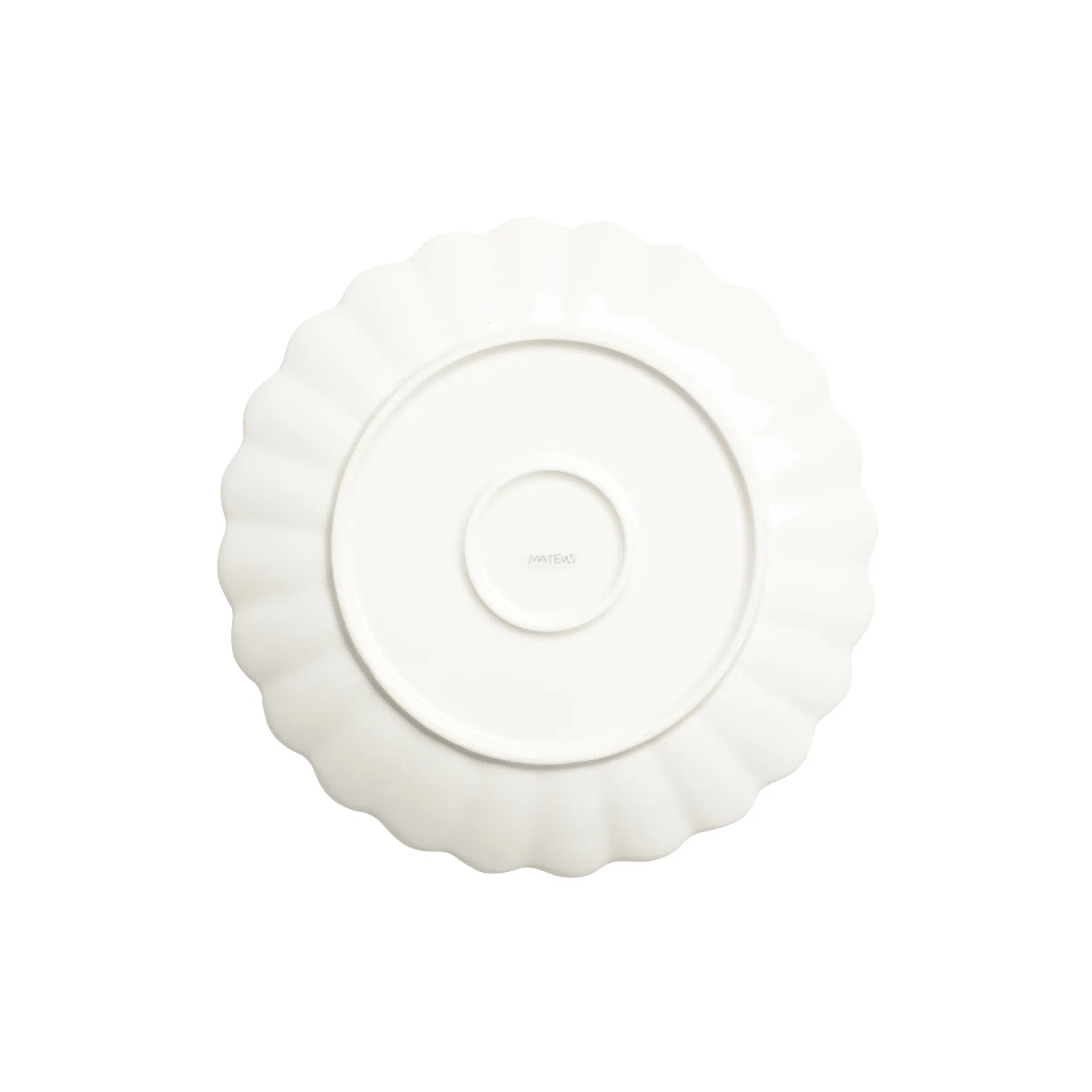 Oyster plate 20 cm, Pink Mateus