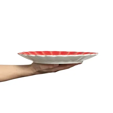 Oyster plate 28 cm - Red - Mateus