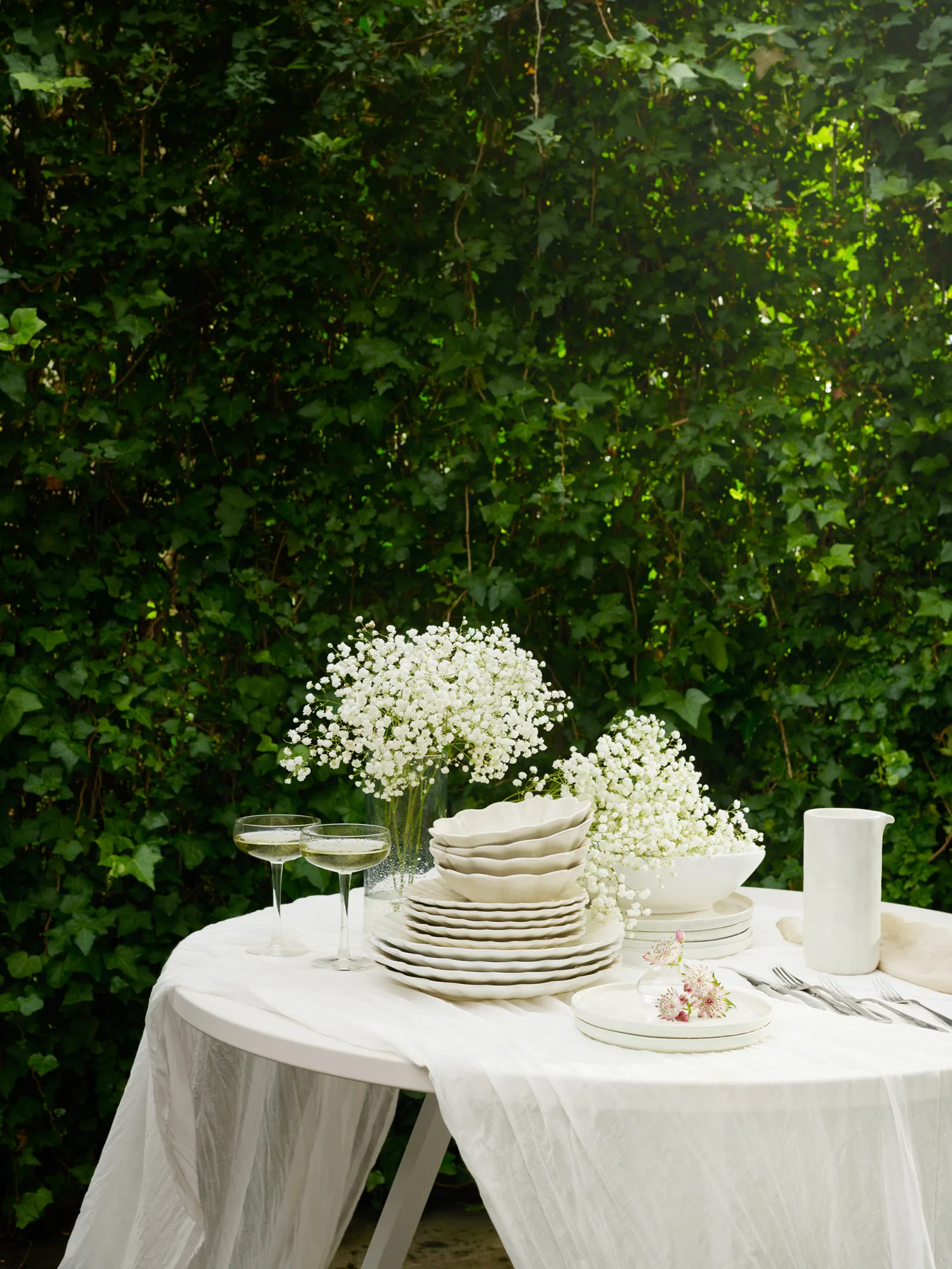 Oyster plate 28 cm, white Mateus