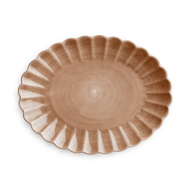 Oyster saucer 30x35 cm - Cinnamon - Mateus