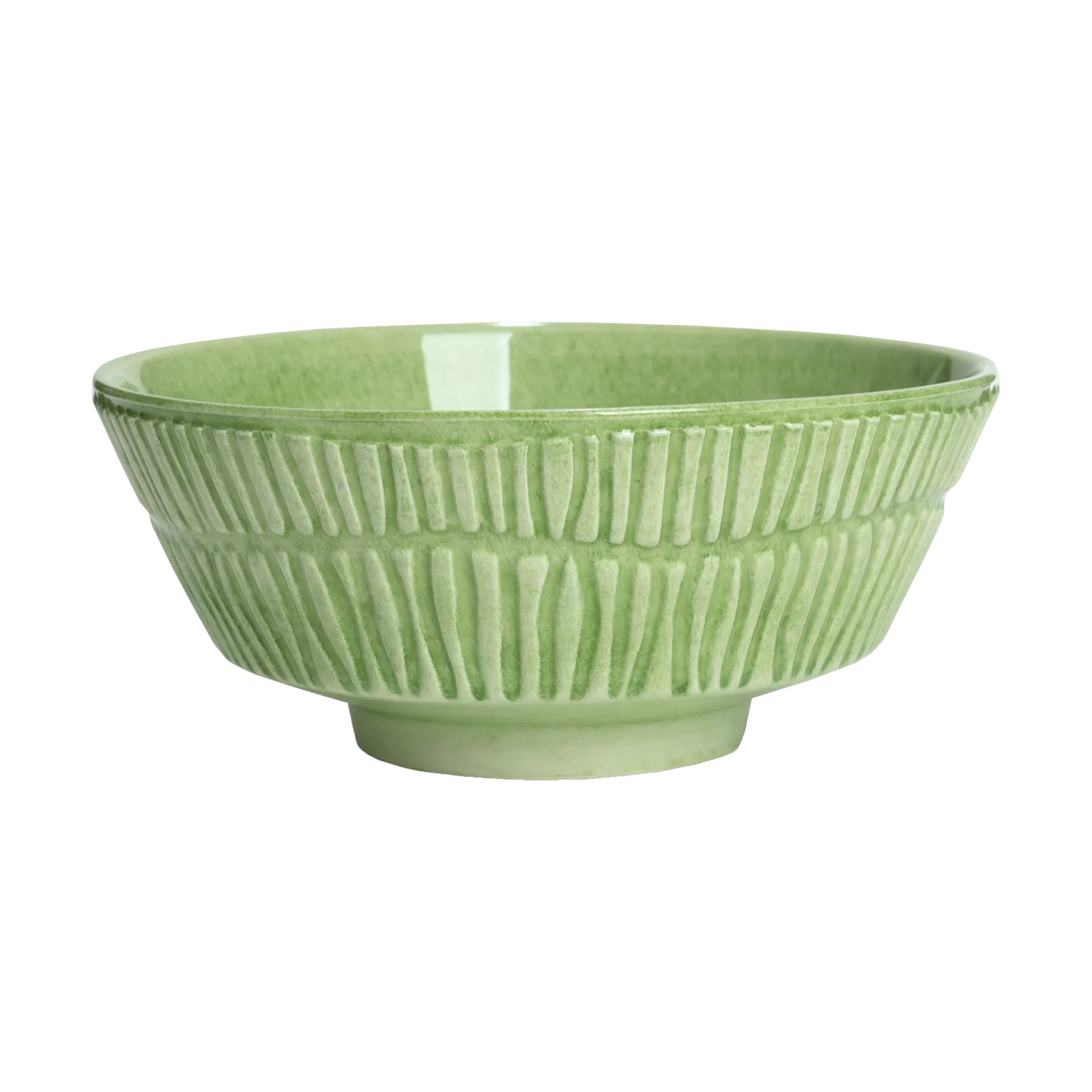 Stripes bowl Ø15 cm, Green Mateus