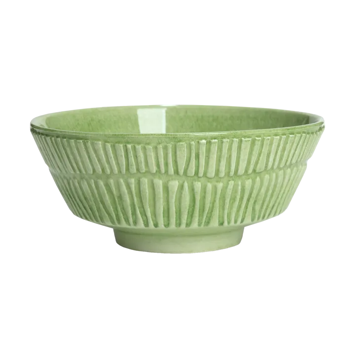 Stripes bowl Ø15 cm - Green - Mateus