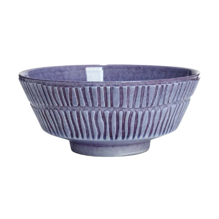 Stripes bowl Ø15 cm - Viol - Mateus