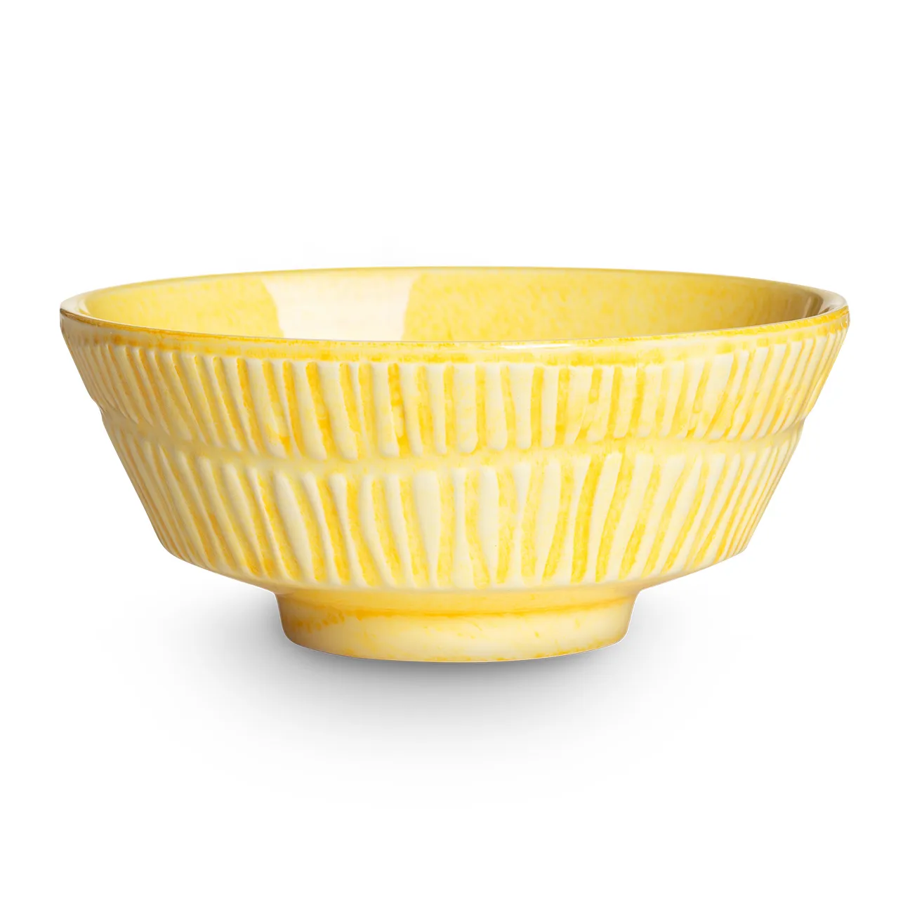 Stripes bowl Ø15 cm, Yellow Mateus