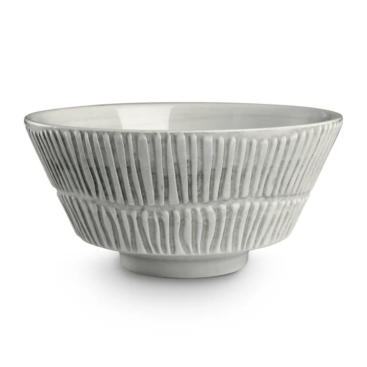 Stripes bowl 16 cm - grey - Mateus