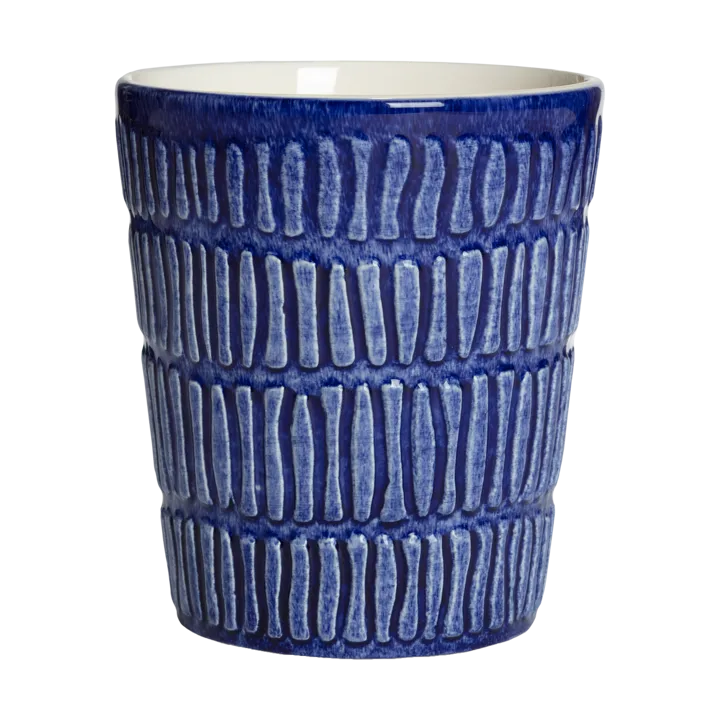 Stripes mug 30 cl - Blue - Mateus
