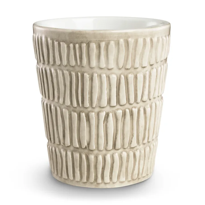 Stripes mug 30 cl - sand - Mateus