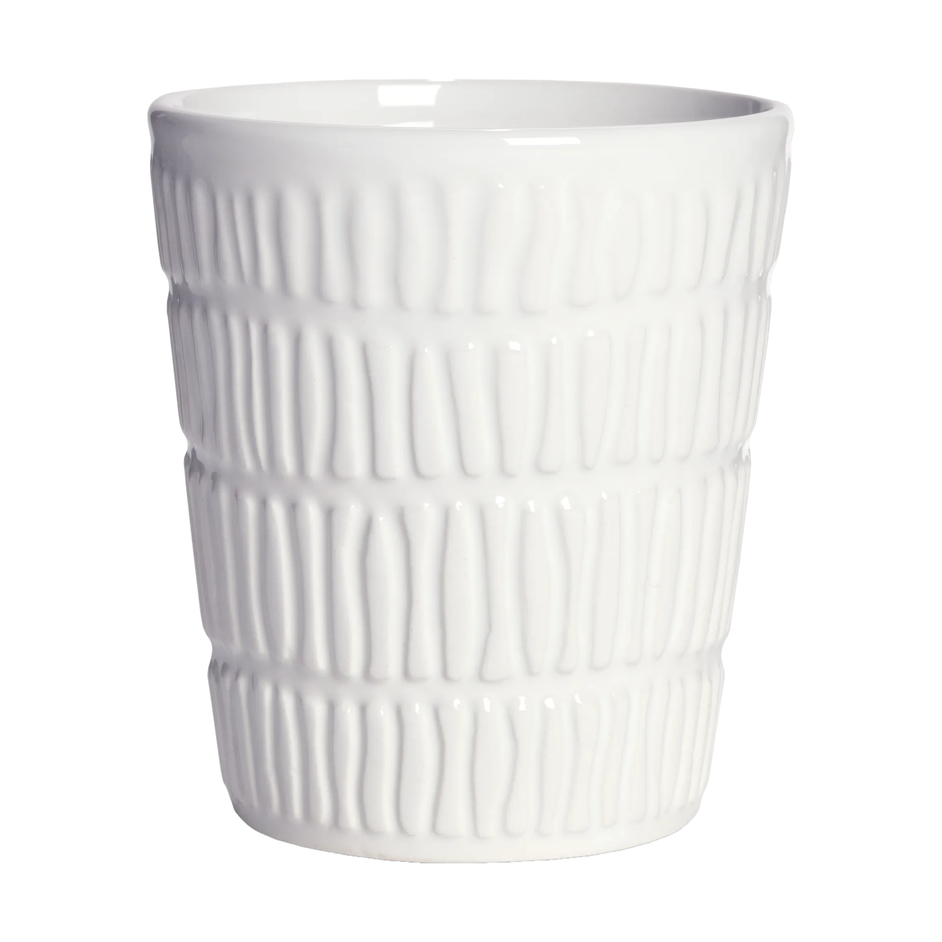Stripes mug 30 cl, White Mateus