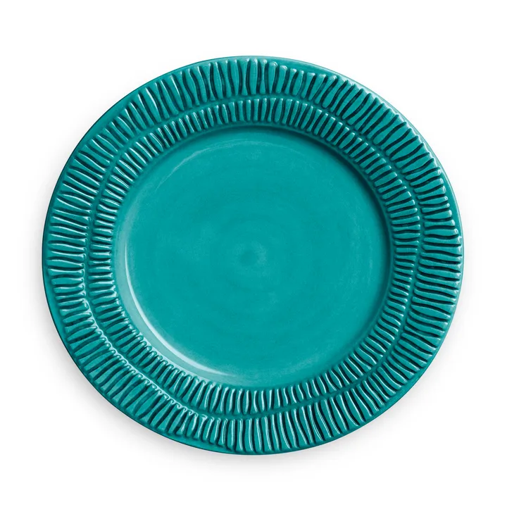 Stripes plate Ø21 cm - Ocean - Mateus