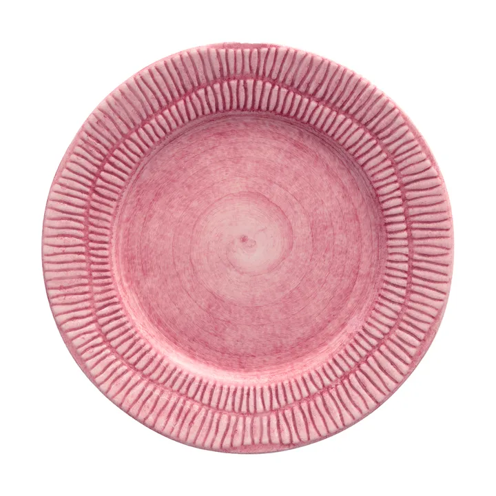 Stripes plate Ø21 cm - Pink - Mateus