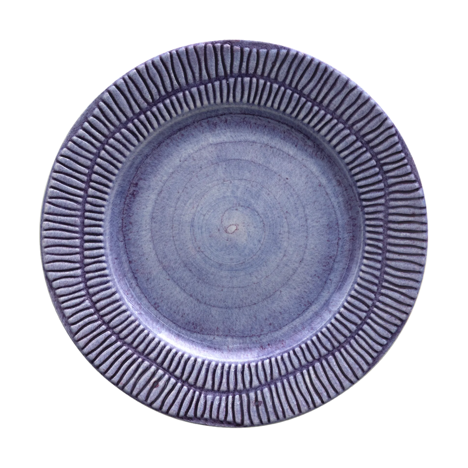 Stripes plate Ø21 cm, Viol Mateus