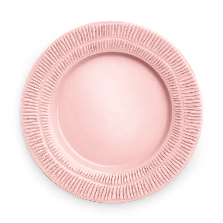 Stripes plate Ø28 cm - light pink - Mateus