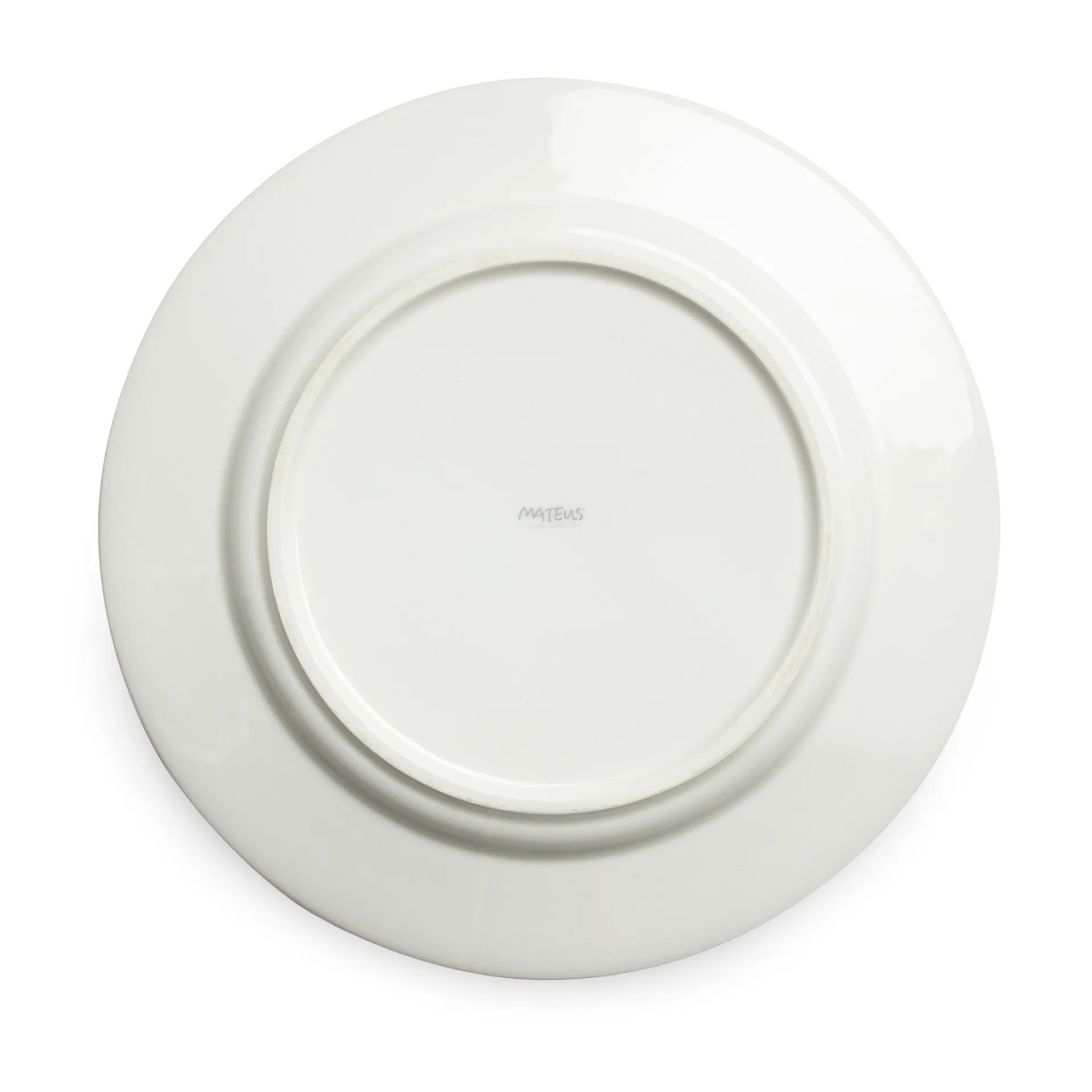Stripes plate Ø28 cm, Yellow Mateus