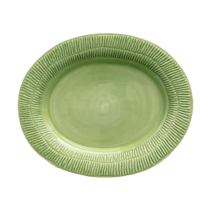 Stripes platter 30x35 cm - Green - Mateus