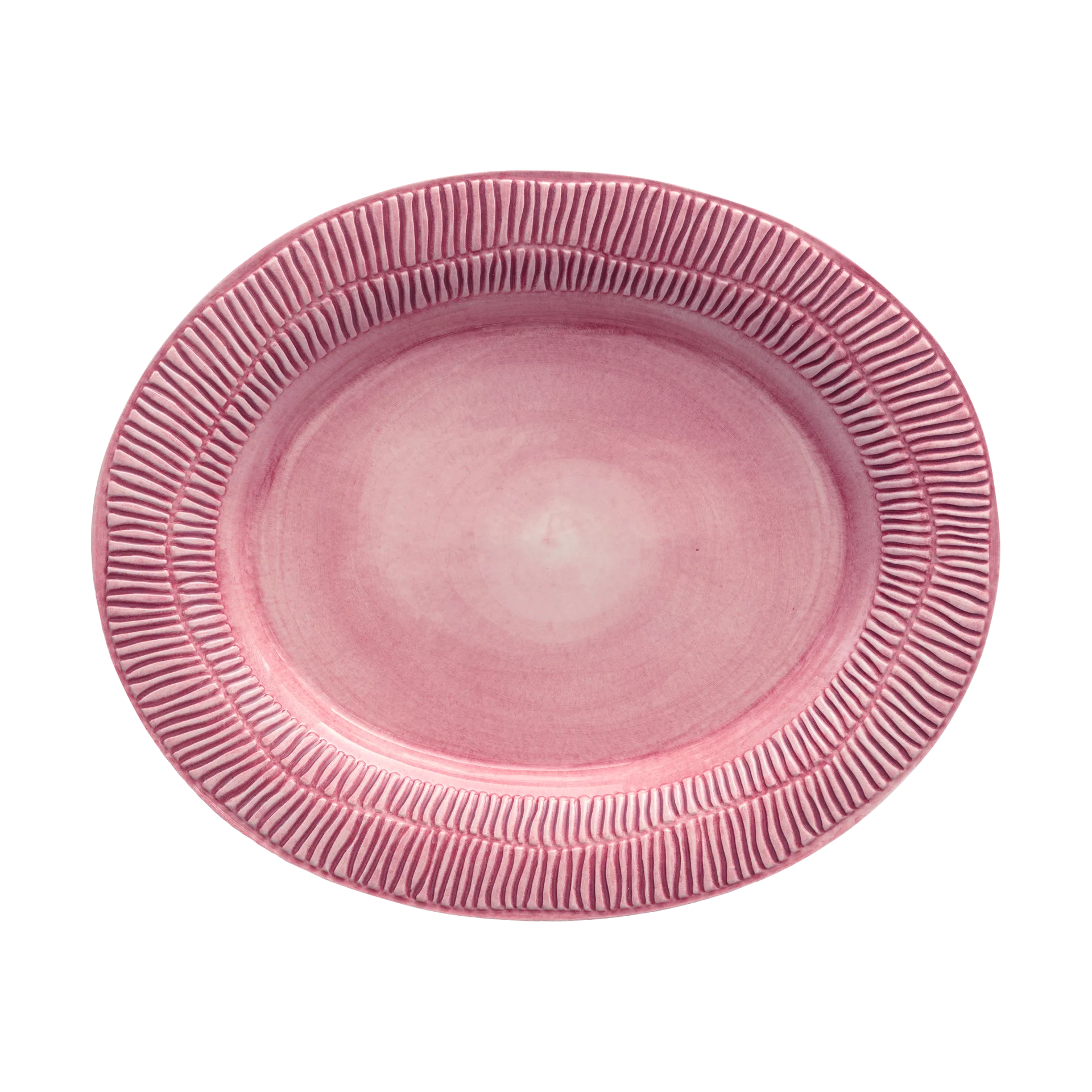 Stripes platter 30x35 cm, Pink Mateus