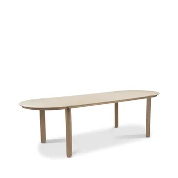 Amor dining table - oak white-pigmented hardwax oil - Mavis