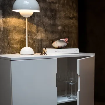 Aoko cabinet 120 cm - White lacquer - Mavis