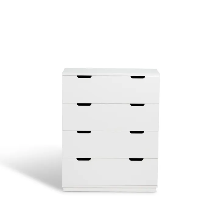Aoko chest of 4 drawers - White lacquer - Mavis
