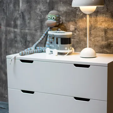 Aoko chest of 4 drawers - White lacquer - Mavis