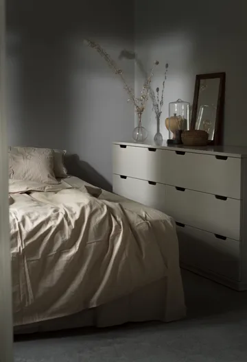 Aoko dresser double 6 drawers - Beige - Mavis