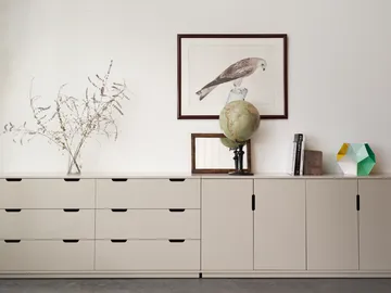 Aoko sideboard 77x160 cm - white lacquer - Mavis