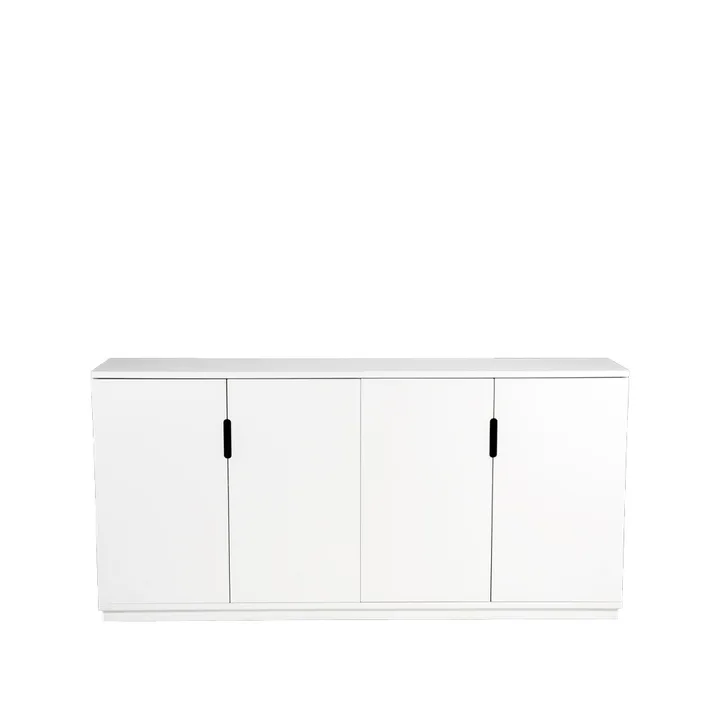 Aoko sideboard 77x160 cm - white lacquer - Mavis