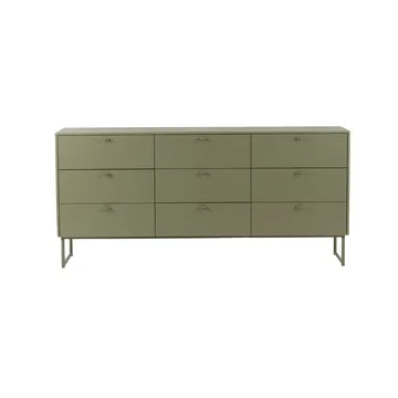 Deus chest of drawers 9 drawers - Olive grey - Mavis