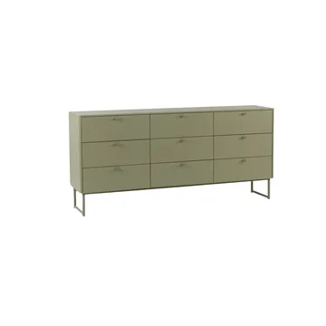 Deus chest of drawers 9 drawers - Olive grey - Mavis