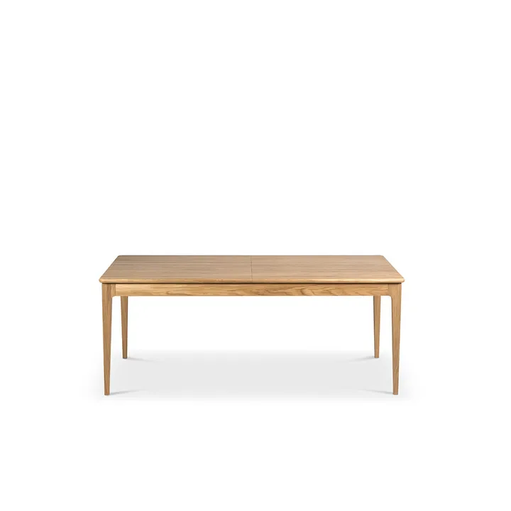 Höllviken dining table - oak, white pigmented matte lacquer - Mavis