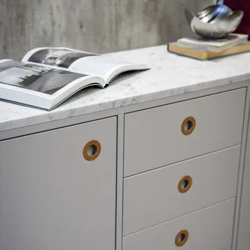 Höllviken sideboard - light gray - Mavis