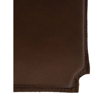 Red chair seat - leather mocca - Mavis