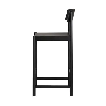 Rod barstool 65 cm - Black stained ash - Mavis