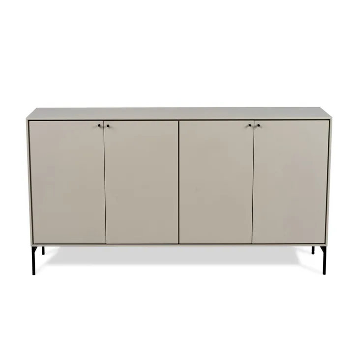 Volt sideboard 80x148 cm - Beige-black - Mavis