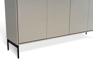 Volt sideboard 80x148 cm - Beige-black - Mavis