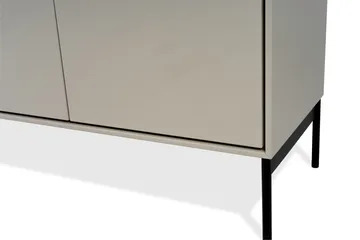 Volt sideboard 80x148 cm - Beige-black - Mavis