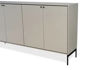 Volt sideboard 80x148 cm - Beige-black - Mavis