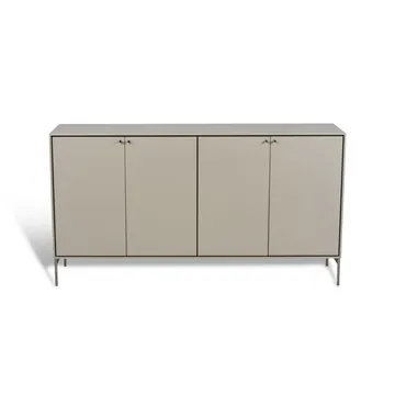 Volt sideboard 80x148 cm - Beige-stainless steel - Mavis