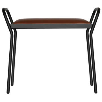 Anyone stool - Black-vintage cognac - Maze