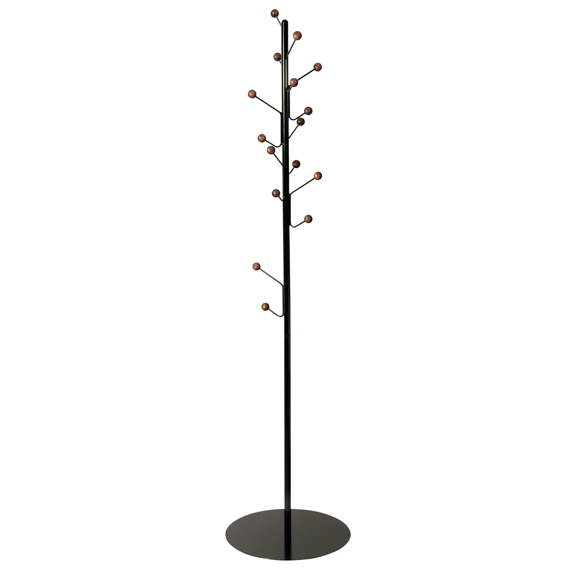 Bill Floor clothes hanger, Black-dark brown Maze
