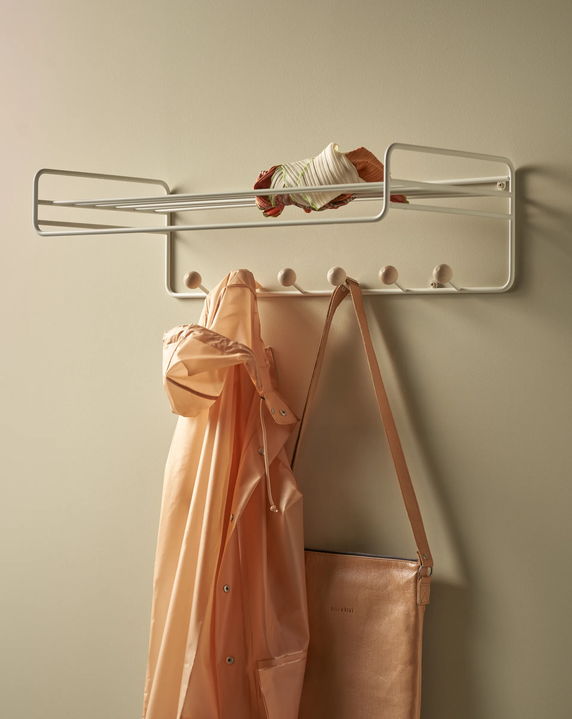 Bill Hat rack hat rack, Greige Maze