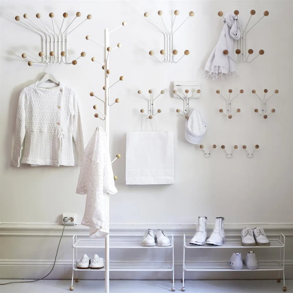 Bill shoe shelf, white Maze